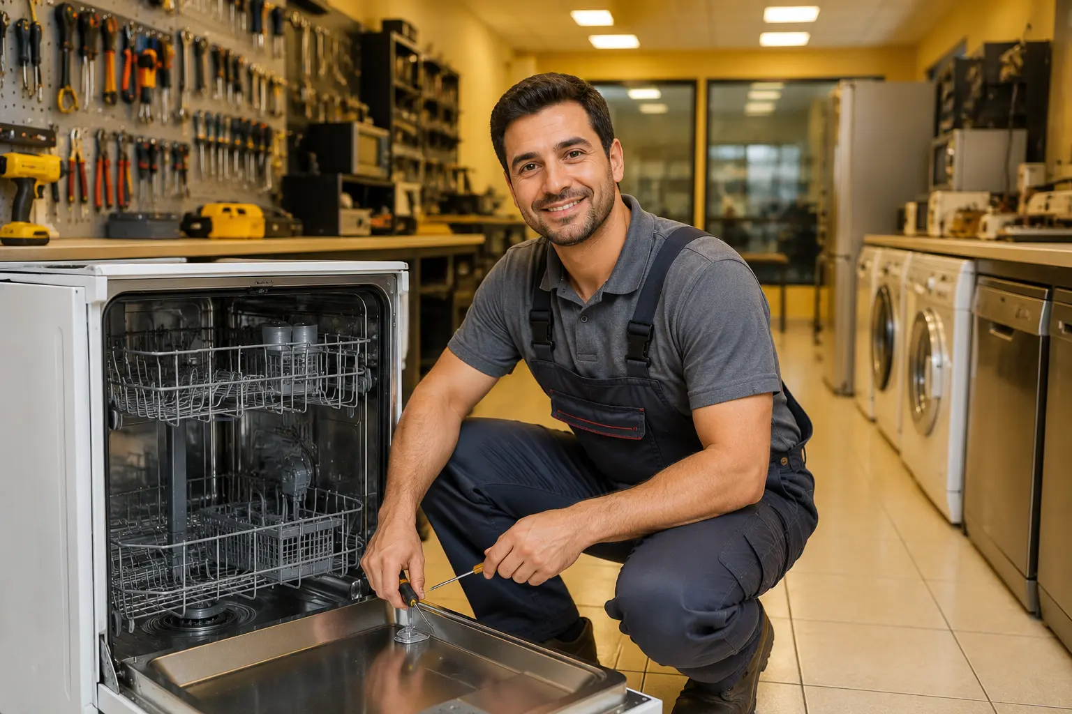 Aydın Vestel bulaşık makinesi tamiri ustası İbrahim Usta — Sultanhisar ve Germencik bulaşık makinesi uzmanı