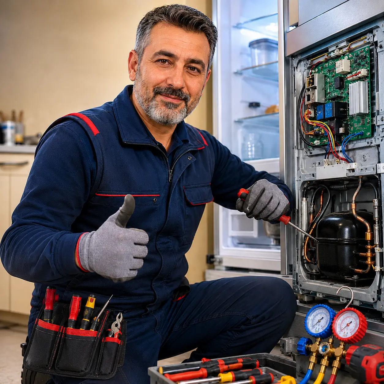 Aydın Vestel buzdolabı tamiri ustası Ömer Usta — Bozdoğan ve Karpuzlu soğutma sistemleri uzmanı